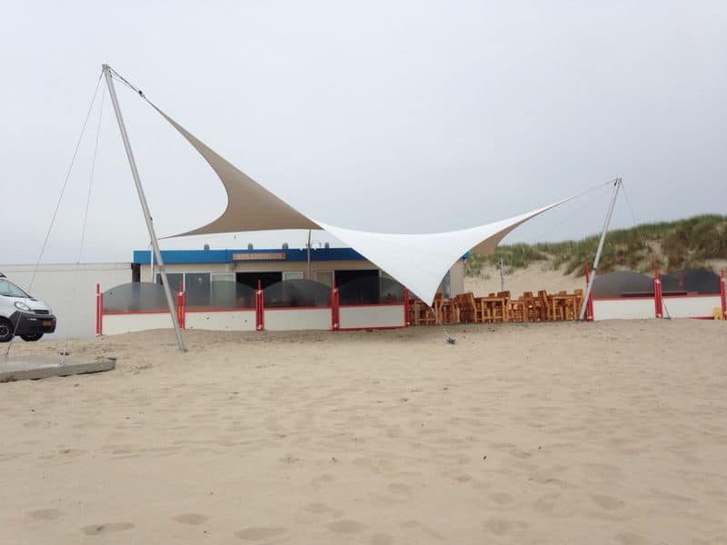 Design overkapping voor strandpaviljoen - Texstyleroofs