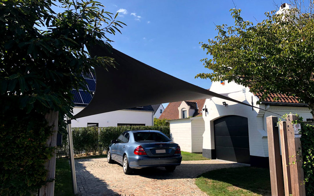 Vergunningsvrije carport – Knokke (BE)