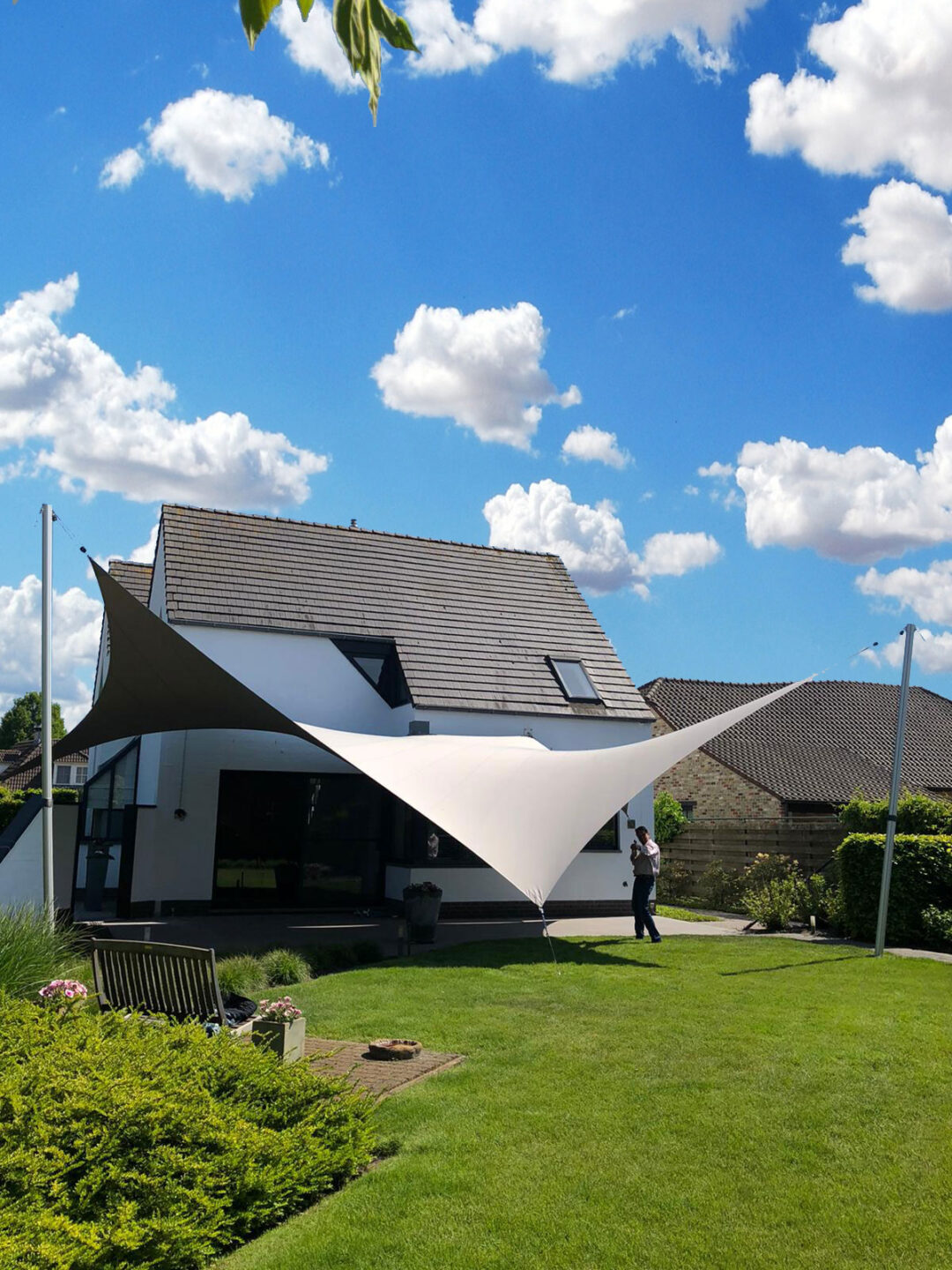 Luxe zomersfeer terrasoverkapping (Belgie)