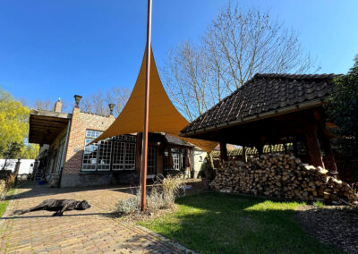 Texstyleroofs bij Vuurhof by Blomm Barbecue – Bescherming met vuur en flair